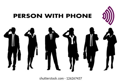 businessman with phone