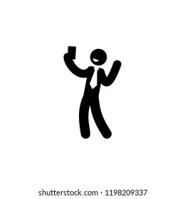 businessman, photo, selfie icon. Element of businessman icon for mobile concept and web apps. Detailed businessman, photo, selfie icon can be used for web and mobile