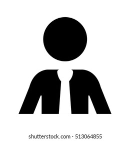 businessman pictogram icon image 