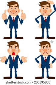 Businessman Pose Collection