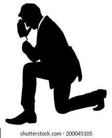  businessman praying