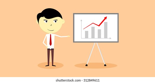 Businessman presentation