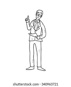 businessman presentation