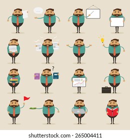 businessman presenting