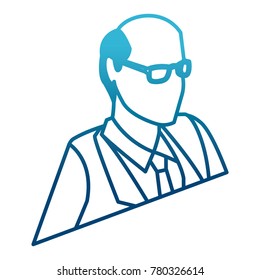Businessman profile 3d