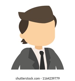 Businessman profile avatar