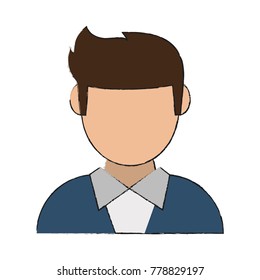 Businessman profile avatar