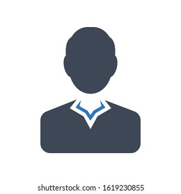 Businessman profile icon. vector designs