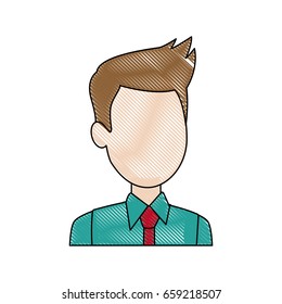 businessman profile male portrait man