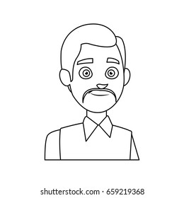 businessman profile male portrait man