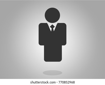 Businessman Profile Vector Icon