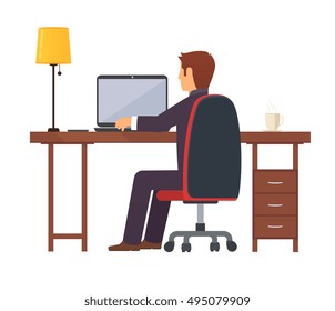 81,762 Man in front of computer Images, Stock Photos & Vectors ...