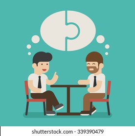 Businessman relationship , eps10 vector format