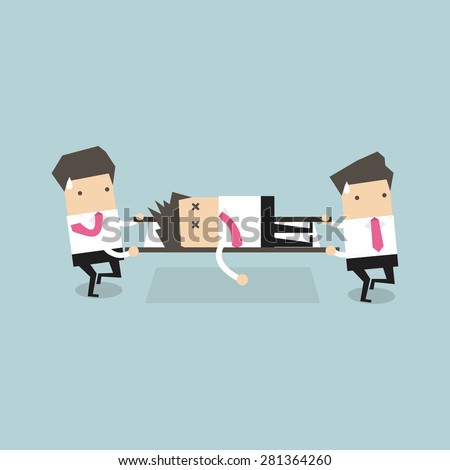 Businessman rescue