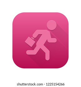 Businessman Running - App Icon