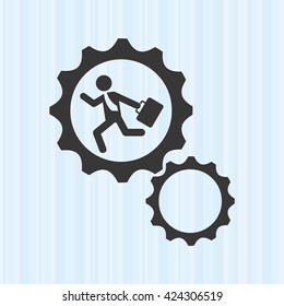 businessman running design 