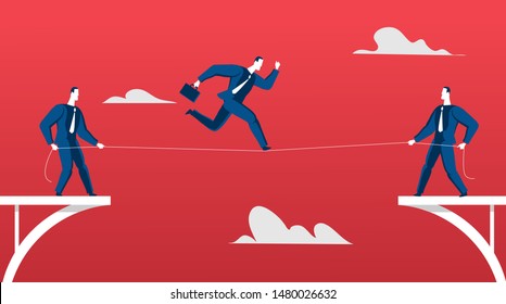 175 Tight Rope Walker Stock Vectors, Images & Vector Art | Shutterstock