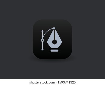 Businessman Running - Vector App Icon