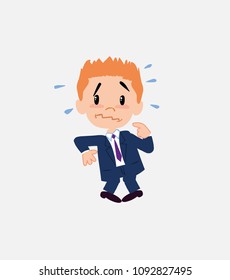 Businessman , scared.