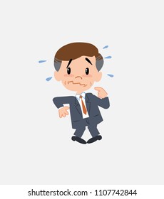 Businessman , scared.