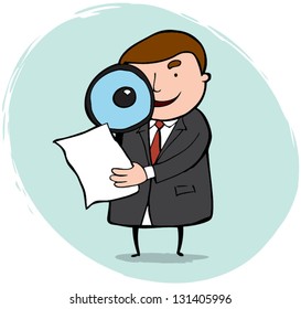 Businessman Searching