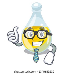 Businessman sesame oil isolated with the cartoon