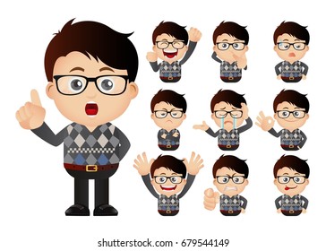 Businessman set