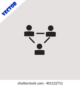 Businessman setting icon.