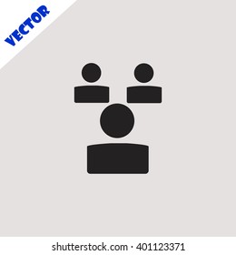Businessman setting icon.