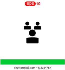 Businessman setting icon.