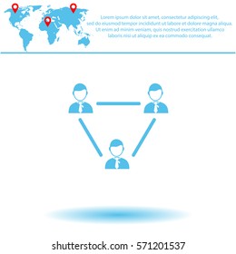 Businessman setting  icon. Vector design.