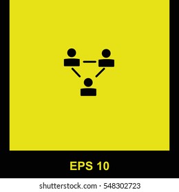 Businessman setting vector black icon. Isolated illustration. Business picture.
