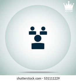 Businessman setting  vector illustration.