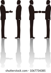 Businessman shaking hands