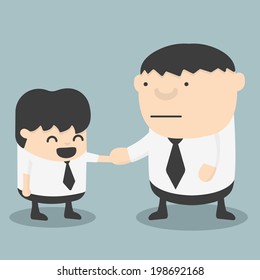 Businessman shaking hands