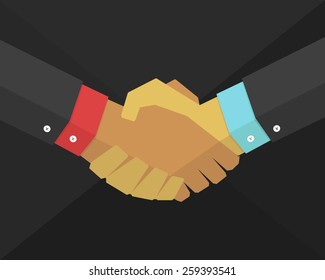 Businessman shaking hands