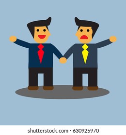Businessman shaking hands