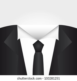 businessman shirt background. vector illustration