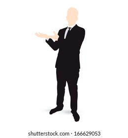 businessman show gesture