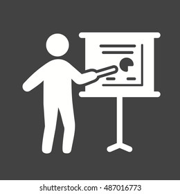Businessman Showing Project Sketch
