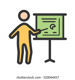 Businessman Showing Project Sketch