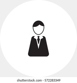 Businessman silhouette