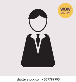Businessman silhouette