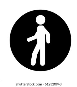 businessman silhouette isolated icon