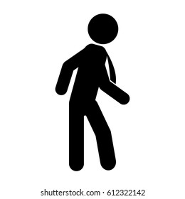 businessman silhouette isolated icon