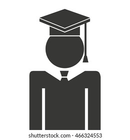 businessman silhouette isolated icon vector illustration design