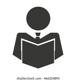 businessman silhouette isolated icon vector illustration design