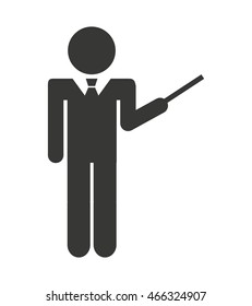 businessman silhouette isolated icon vector illustration design