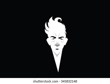 businessman silhouettes - vector icon
