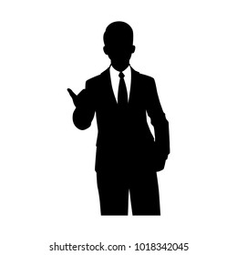 Businessman silhouette,Vector for your web site design, logo, app, UI. Vector illustration, EPS